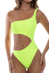 Luli Fama Brilla One Shoulder Asymmetrical Bodysuit